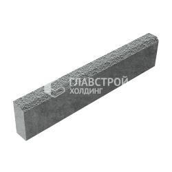 Камень бортовой БР 100.20.8, серый с мраморной крошкой, полный окрас