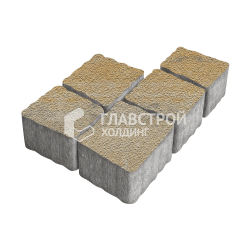 Тротуарная плитка Антик, особая серия на камне, 4 см