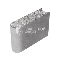 Камень бортовой БРШ 50.20.8, антрацит с мраморной крошкой