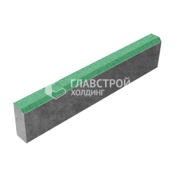 Камень бортовой БР 100.20.8, зеленый