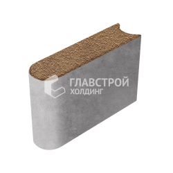Камень бортовой БРШ 50.20.8, листопад с гранитной крошкой