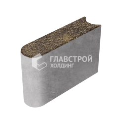 Камень бортовой БРШ 50.20.8, осень с мраморной крошкой