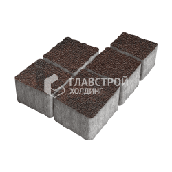 Тротуарная плитка «Антик», клинкер на камне, 4 см