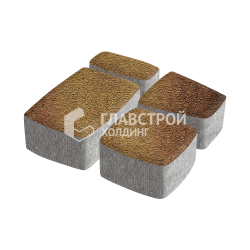 Тротуарная плитка «Классика 4 камня», каир на камне, 6 см