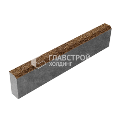 Камень бортовой БР 100.20.8, листопад с мраморной крошкой