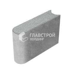 Камень бортовой БРШ 50.20.8, серый на камне, полный окрас
