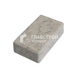 Тротуарная плитка «Брусчатка», аляска на камне, 6 см