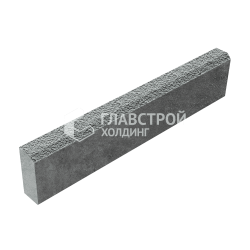 Камень бортовой БР 100.20.8, серый с гранитной крошкой