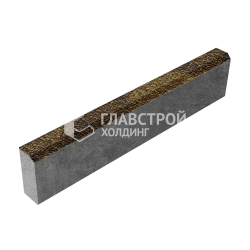 Камень бортовой БР 100.20.8, осень с гранитной крошкой
