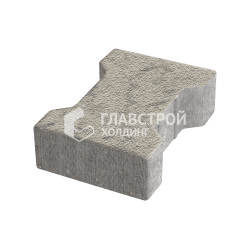 Тротуарная плитка «Катушка», аляска на камне, 6 см