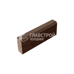 Камень бортовой БР 50.20.8, коричневый, полный окрас