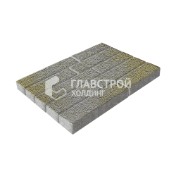 Тротуарная плитка Лукано, меланж на камне, 6 см