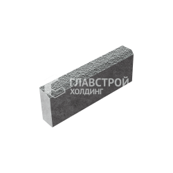 Камень бортовой БР 50.20.8, серый с мраморной крошкой, полный окрас