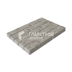 Тротуарная плитка «Лукано», аляска с мраморной крошкой, 6 см