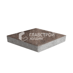 Тротуарная плитка «Ромб», яшма на камне, 6 см