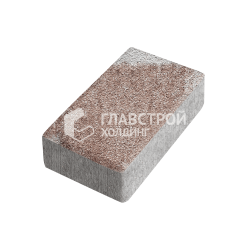 Тротуарная плитка Брусчатка, хаски на камне, 6 см