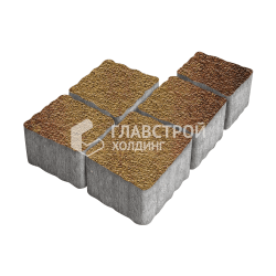 Тротуарная плитка Антик, каир с гранитной крошкой, 4 см
