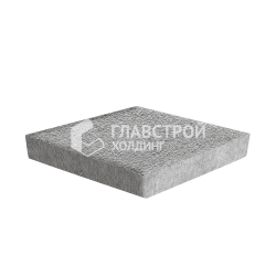 Тротуарная плитка Ромб, серо-белая на камне, 6 см