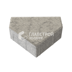Тротуарная плитка Тиара, аляска на камне, 6 см