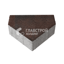 Тротуарная плитка Тиара, клинкер на камне, 6 см
