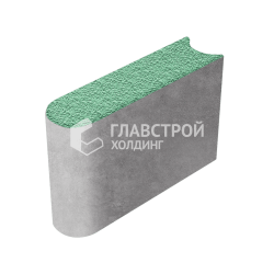 Камень бортовой БРШ 50.20.8, зеленый с гранитной крошкой