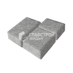 Тротуарная плитка «Урбан», серо-белая с мраморной крошкой, 6 см