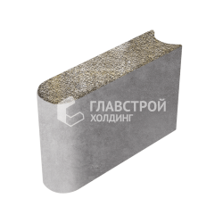 Камень бортовой БРШ 50.20.8, степь с гранитной крошкой