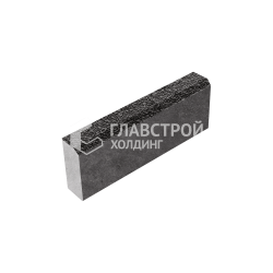 Камень бортовой БР 50.20.8, джафар-черный с гранитной крошкой