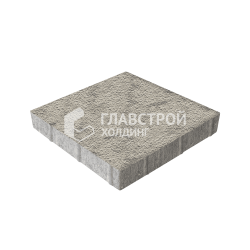 Тротуарная плитка Квадрат 400х400х60, аляска на камне