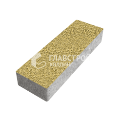 Тротуарная плитка 245х60х60, желтая с мраморной крошкой
