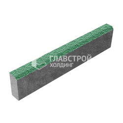 Камень бортовой БР 100.20.8, зеленый с мраморной крошкой