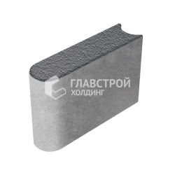Камень бортовой БРШ 50.20.8, черный с гранитной крошкой