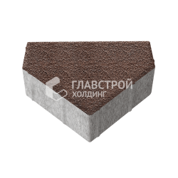 Тротуарная плитка «Тиара», барселона с гранитной крошкой, 6 см