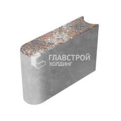 Камень бортовой БРШ 50.20.8, сомон с мраморной крошкой