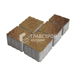 Тротуарная плитка Антик, каир с мраморной крошкой, 4 см