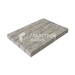 Тротуарная плитка Лукано, аляска с гранитной крошкой, 6 см